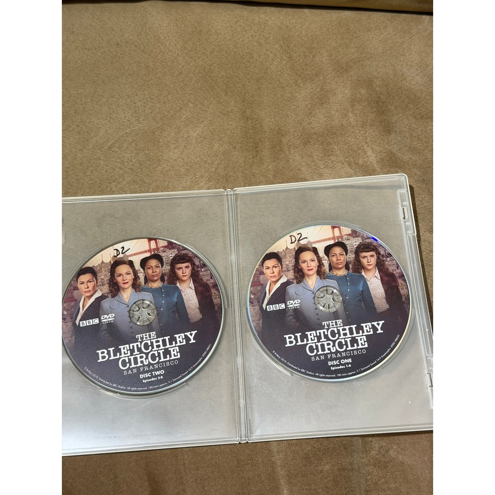 The Bletchley Circle San‎ Francisco DVD Season 1 Episodes 1-8 BBC BritBox 2-Disc